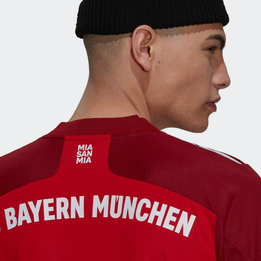 Men's FC BAYERN 21/22 HOME AUTHENTIC JERSEY - GM5308-ADIDAS by Adidas | Available at Niky's Sports