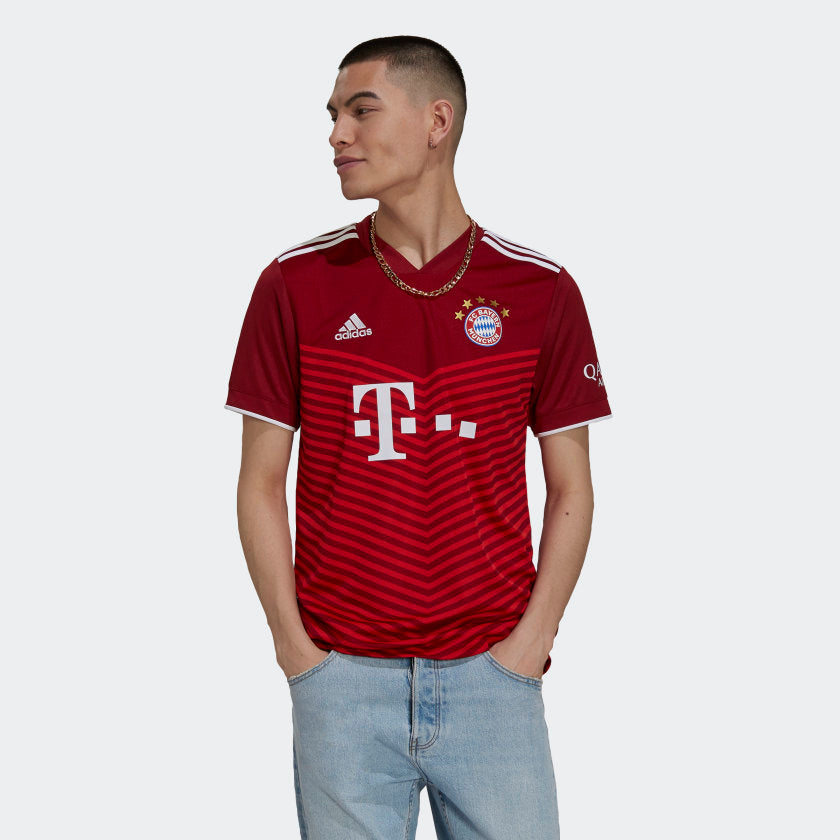 Men's FC BAYERN 2021-22 HOME JERSEY - GM5313-ADIDAS by Adidas | Available at Niky's Sports