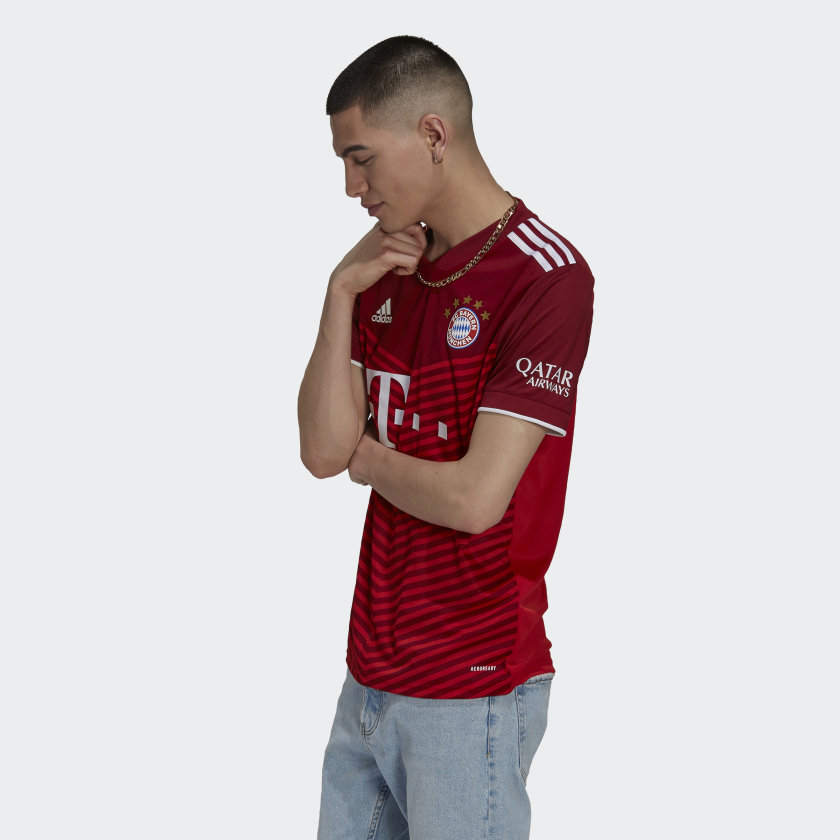 Men's FC BAYERN 2021-22 HOME JERSEY - GM5313-ADIDAS by Adidas | Available at Niky's Sports