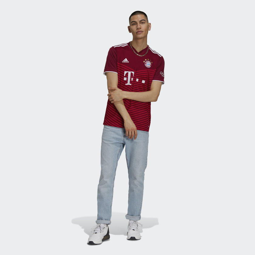 Men's FC BAYERN 2021-22 HOME JERSEY - GM5313-ADIDAS by Adidas | Available at Niky's Sports