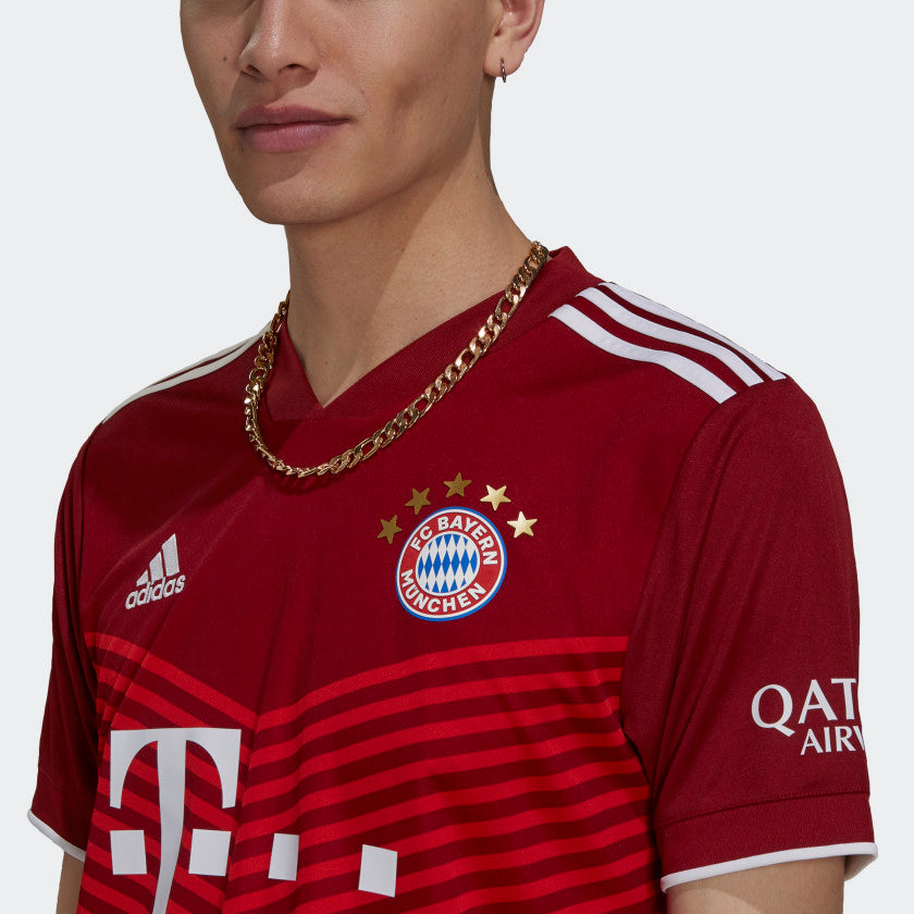 Men's FC BAYERN 2021-22 HOME JERSEY - GM5313-ADIDAS by Adidas | Available at Niky's Sports