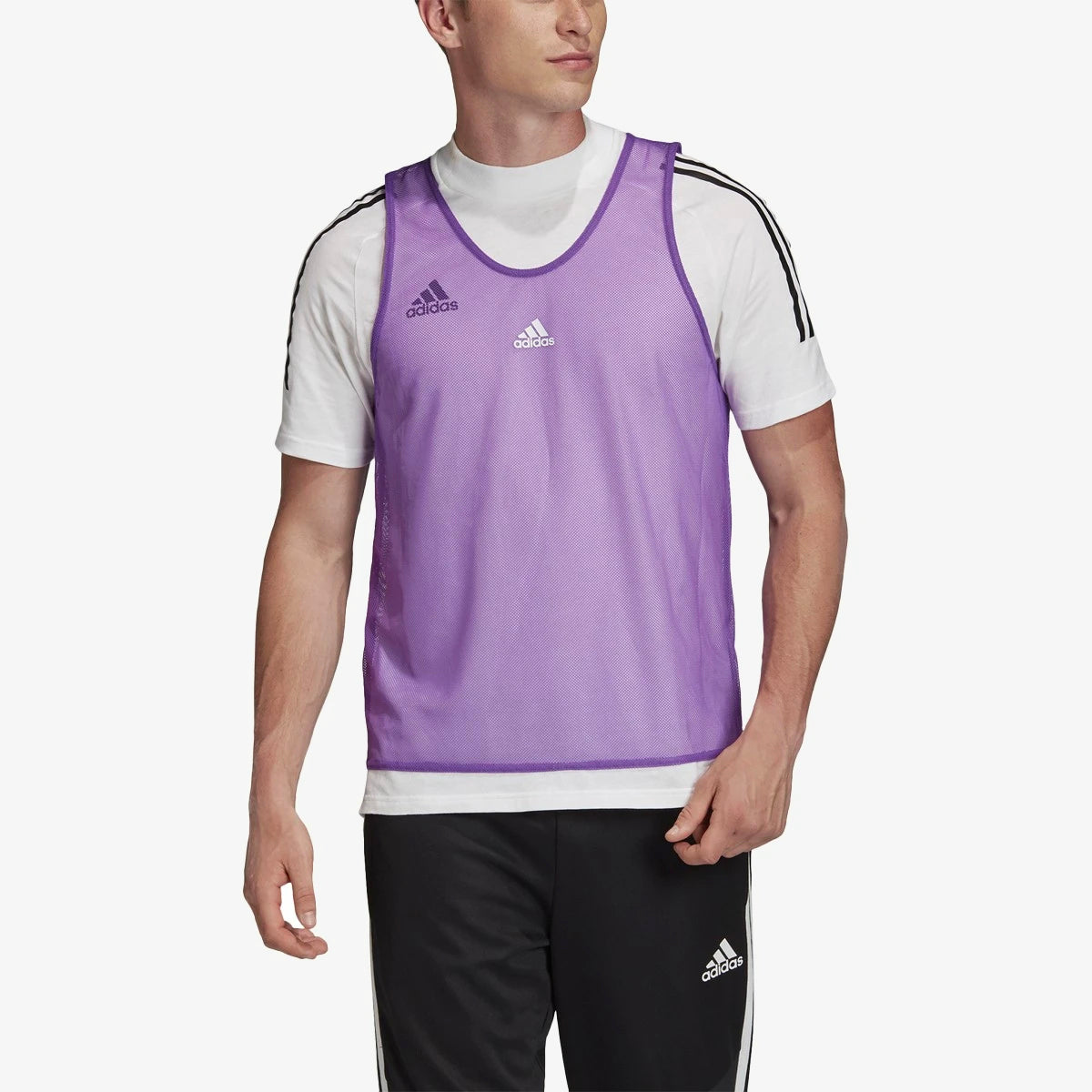 PRO TRAINING BIB 20 - PURPLE - FM4407-ADIDAS by Adidas | Available at Niky's Sports