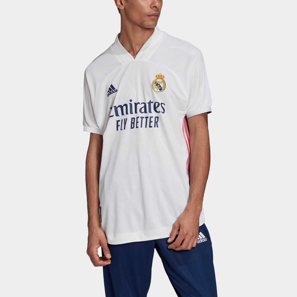 Real Madrid Authentic Home Short Sleeve Jersey 20/21 Men's