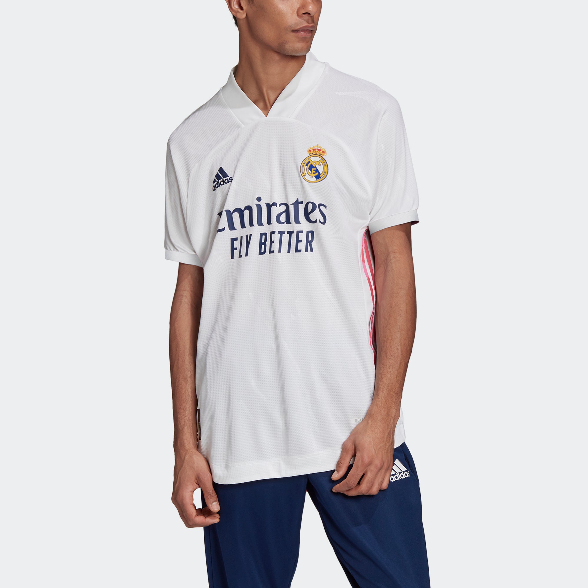 Real Madrid Authentic Home Short Sleeve Jersey 20/21 Men's