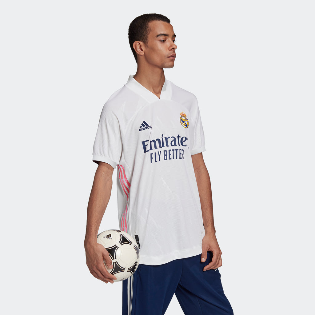 Real Madrid Authentic Home Short Sleeve Jersey 20/21 Men's