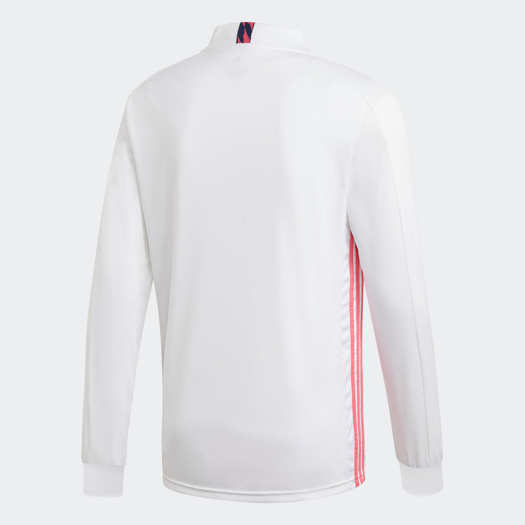 Real Madrid Home Long Sleeve Stadium Jersey 20/21 Men's - FQ7473-ADIDAS by Adidas | Available at Niky's Sports