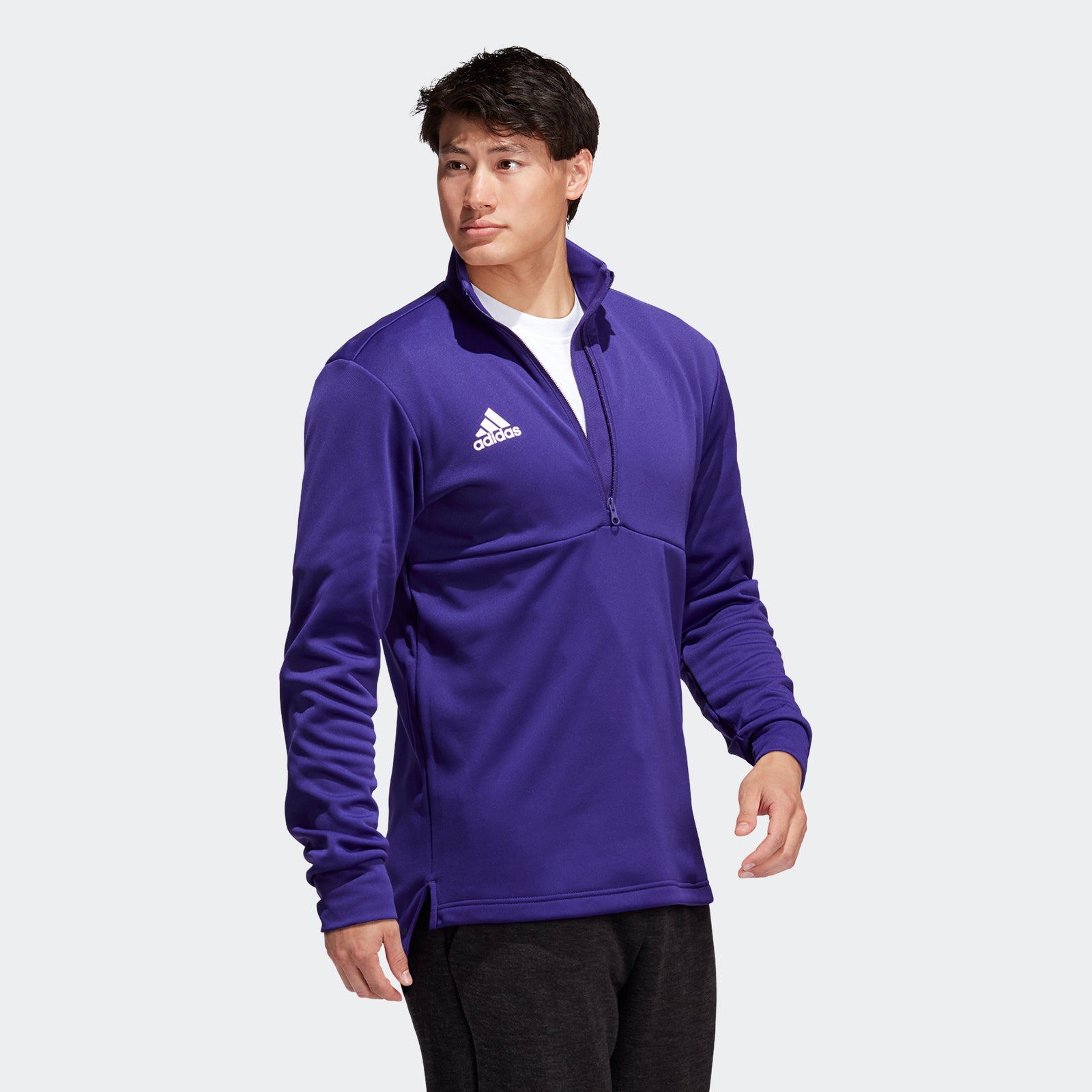 adidas Team Issue Quarter Zip - FT3322-ADIDAS by adidas | Available at Niky's Sports
