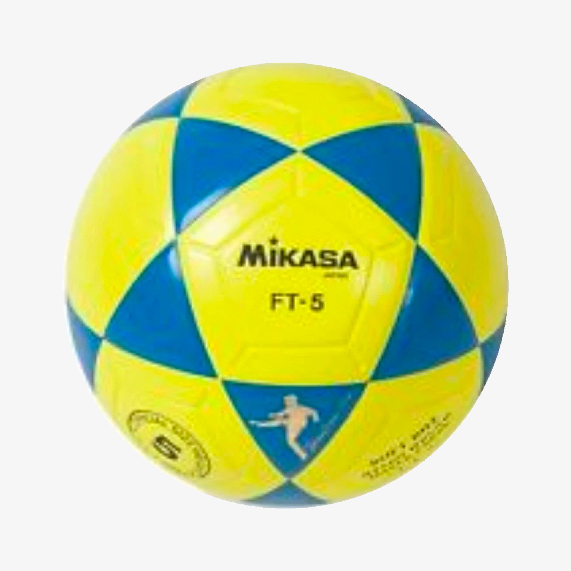Ft-5 Soccer Ball Yellow/Royal - FT5-BY-MIKASA by Mikasa | Available at Niky's Sports