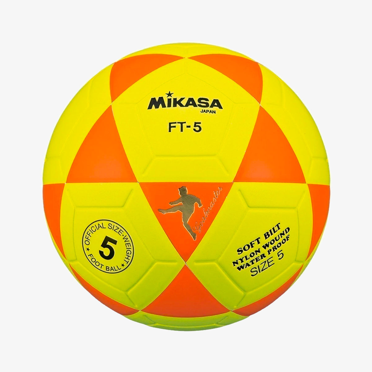 Ft-5 Soccer Ball Orange/yellow - FT5-OY-MIKASA by Mikasa | Available at Niky&#39;s Sports