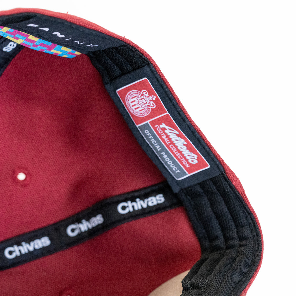 Fan Ink Chivas Swatch Fitted Hat Red - CHI-2090-5457-FAN INK by Fan Ink | Available at Niky's Sports