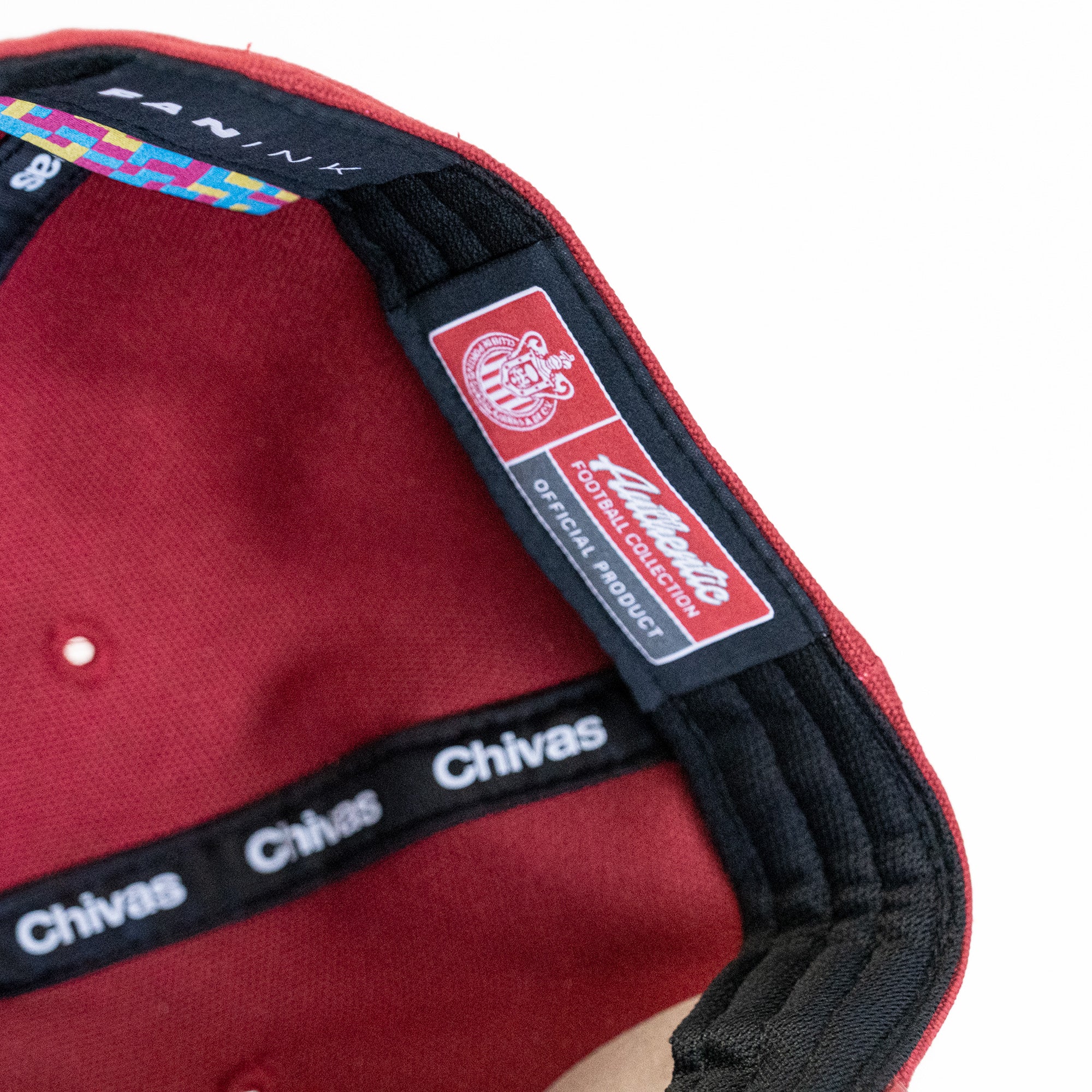 Fan Ink Chivas Swatch Fitted Hat Red - CHI-2090-5457-FAN INK by Fan Ink | Available at Niky's Sports