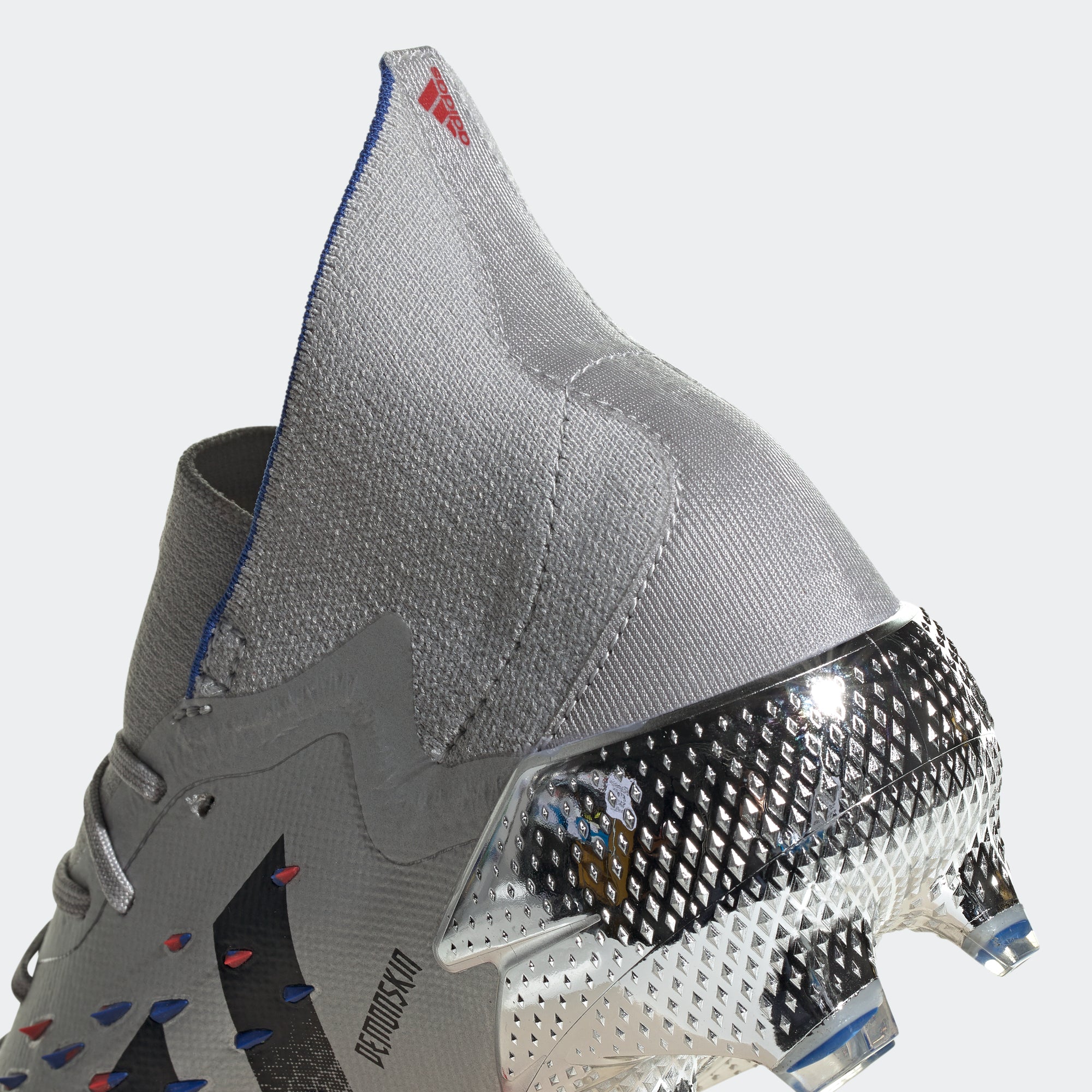 Predator Freak.1 FG Cleats - Silver Metallic/Core Black/Royal Blue