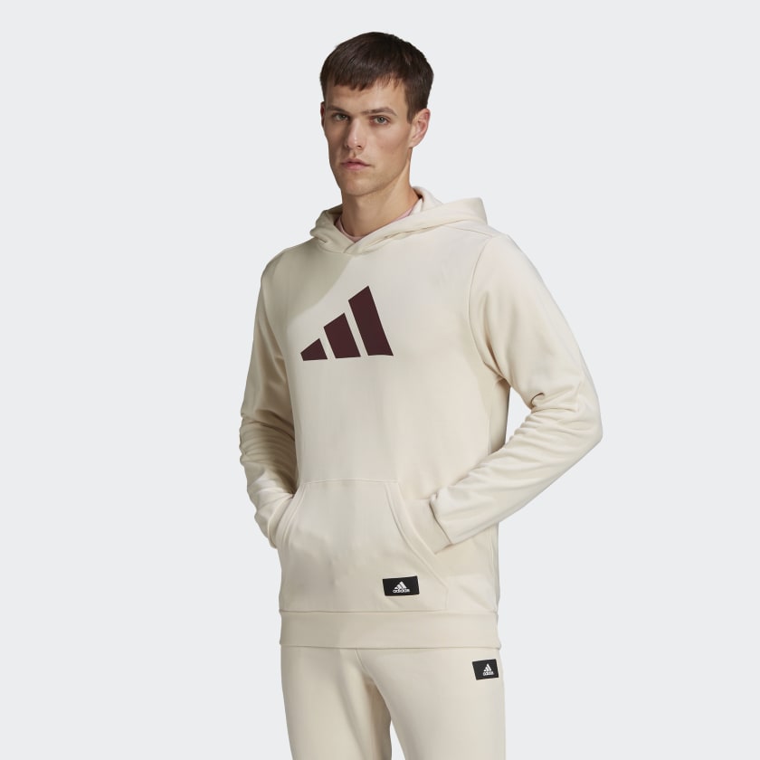 Tan adidas deals hoodie mens