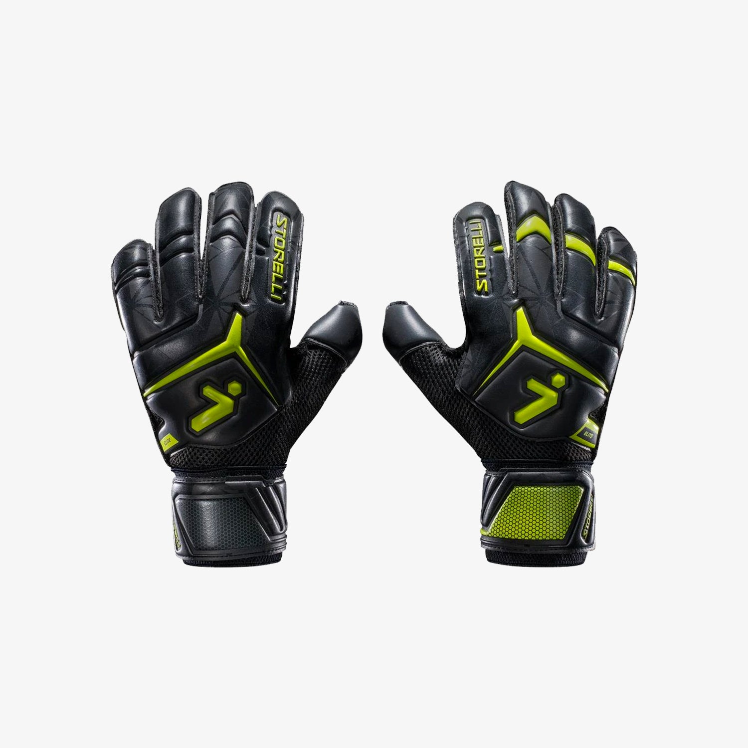 Gladiator 2.0 Pro Finger Spine Goalkeeper Gloves - Black