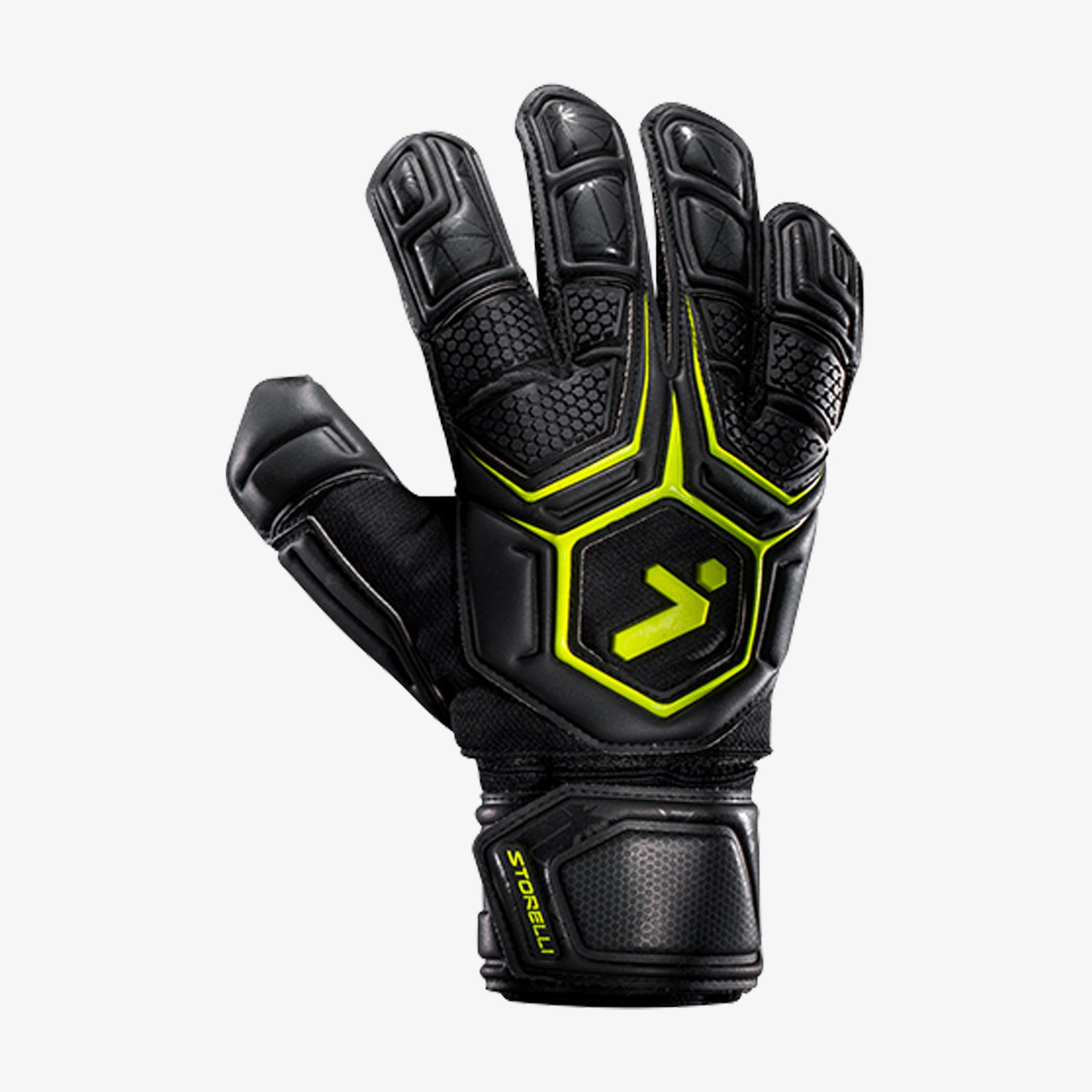 Gladiator Pro 2.0 Gloves - Black/Green - G2SPRO-STORELLI by Storelli | Available at Niky's Sports