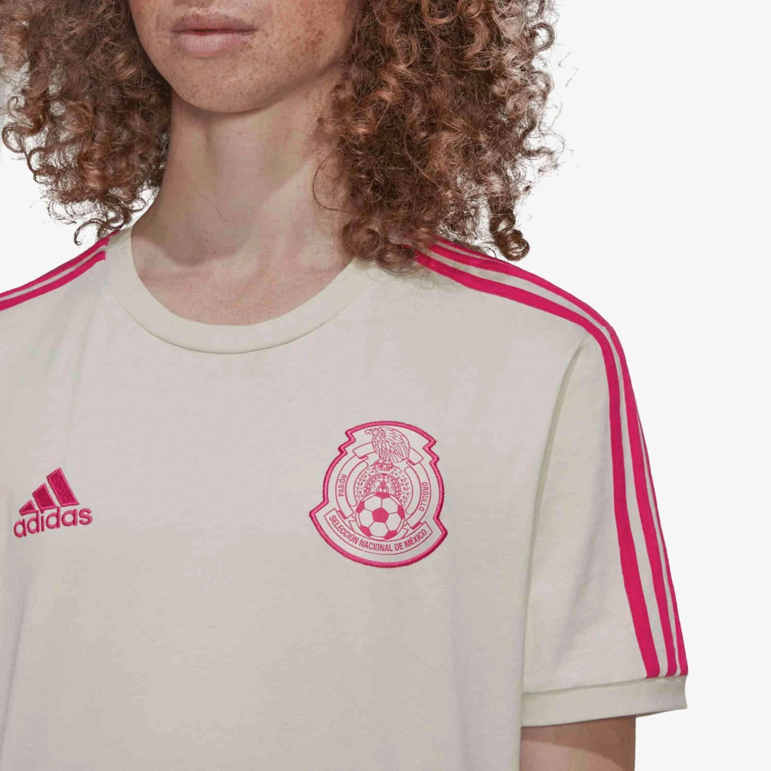Mexico 3 Stripe Tee - GC9102-ADIDAS by Adidas | Available at Niky's Sports