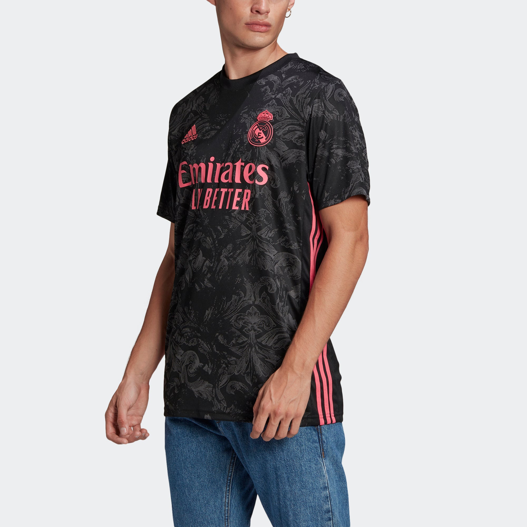 Real Madrid Third Short Sleeve Jersey 20/21 Men's - GE0933-ADIDAS by Adidas | Available at Niky's Sports