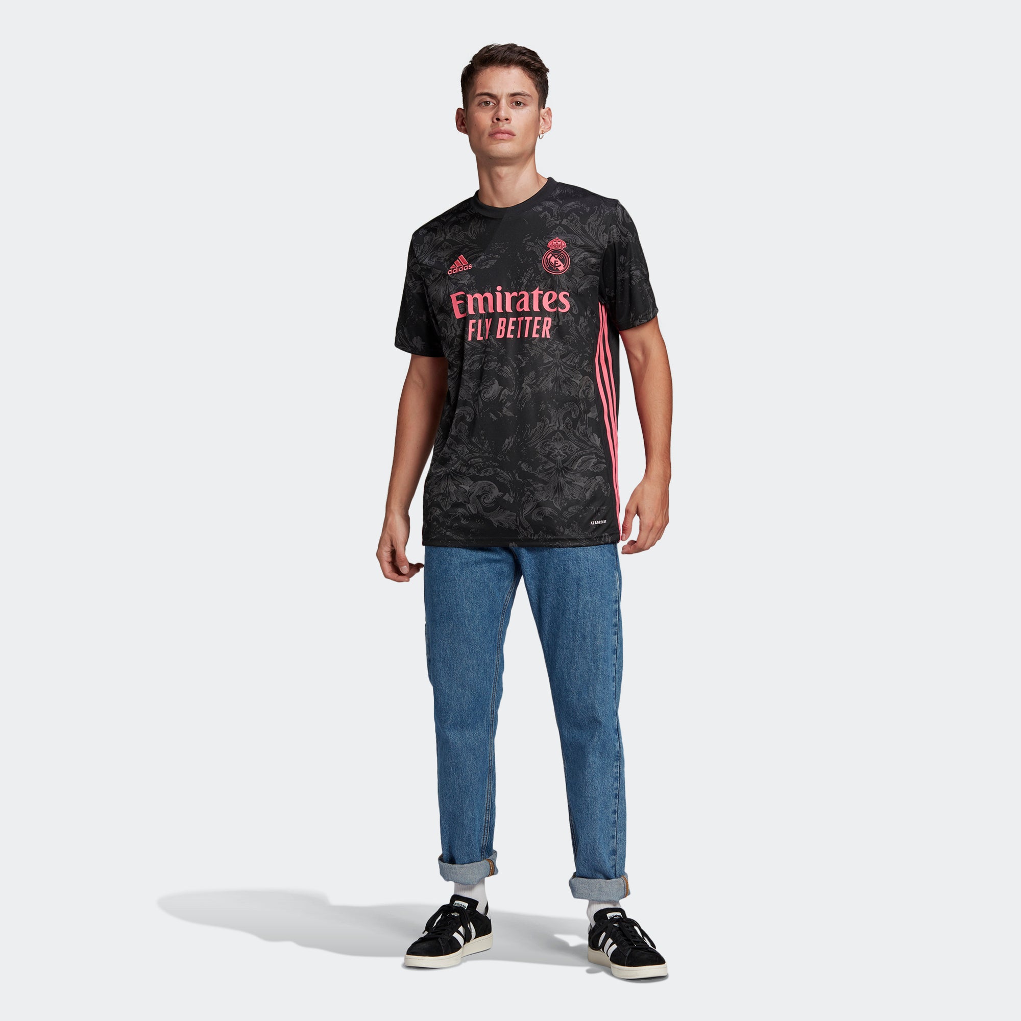 Real Madrid Third Short Sleeve Jersey 20/21 Men's - GE0933-ADIDAS by Adidas | Available at Niky's Sports
