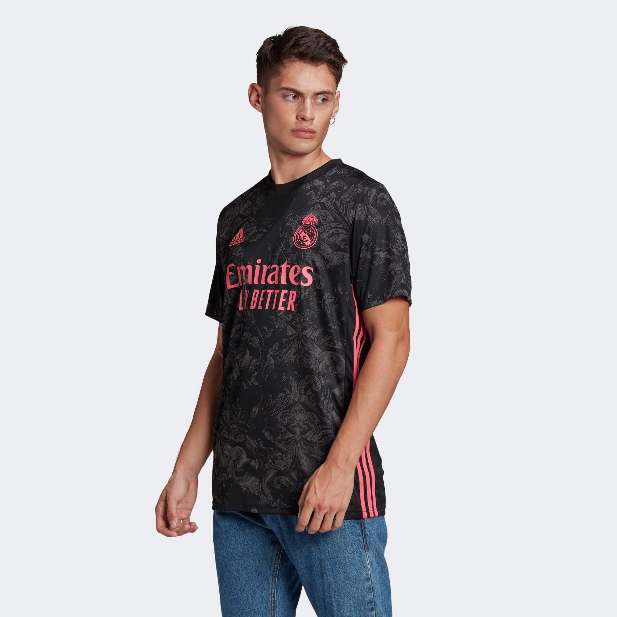 Real Madrid Third Short Sleeve Jersey 20/21 Men's - GE0933-ADIDAS by Adidas | Available at Niky's Sports