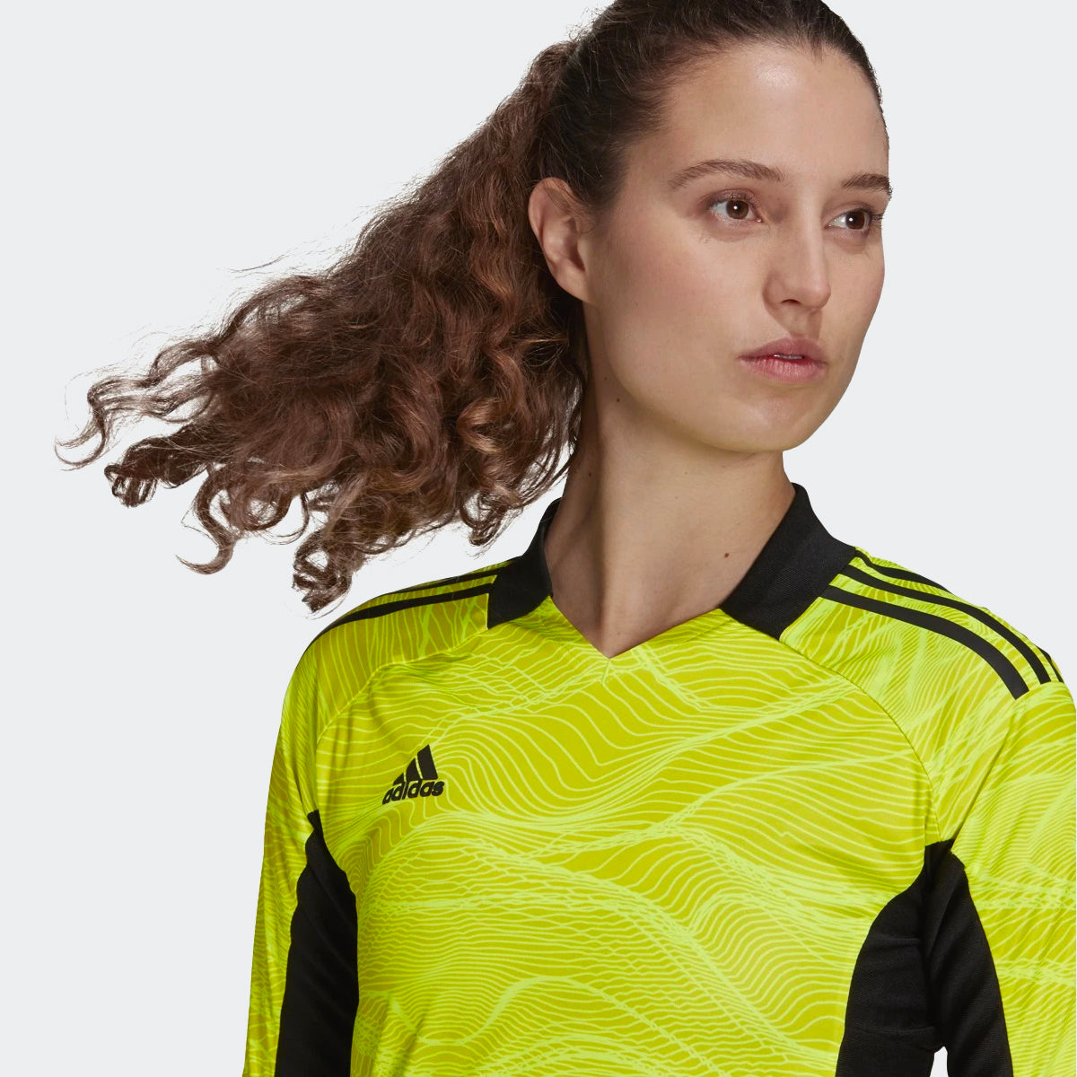 Condivo 21 Long Sleeve Goalkeeper Jersey - Women's - GF3590-ADIDAS by Adidas | Available at Niky's Sports