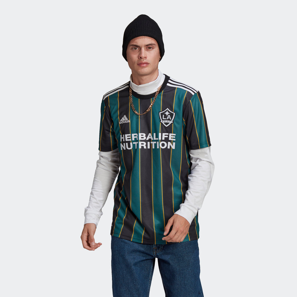 LA Galaxy Away Stadium Jersey 2021/22 Men's - GI6426-ADIDAS by Adidas | Available at Niky's Sports