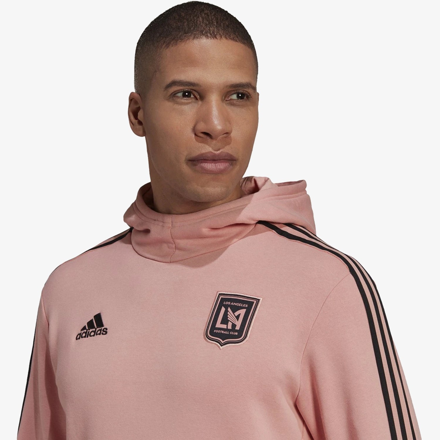 adidas Men's LAFC Hoody Pink 2021/22 | LAFC | Niky's Sports