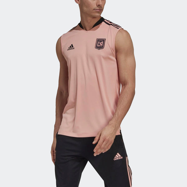 LAFC adidas 2021 Sleeveless Training Jersey - Pink