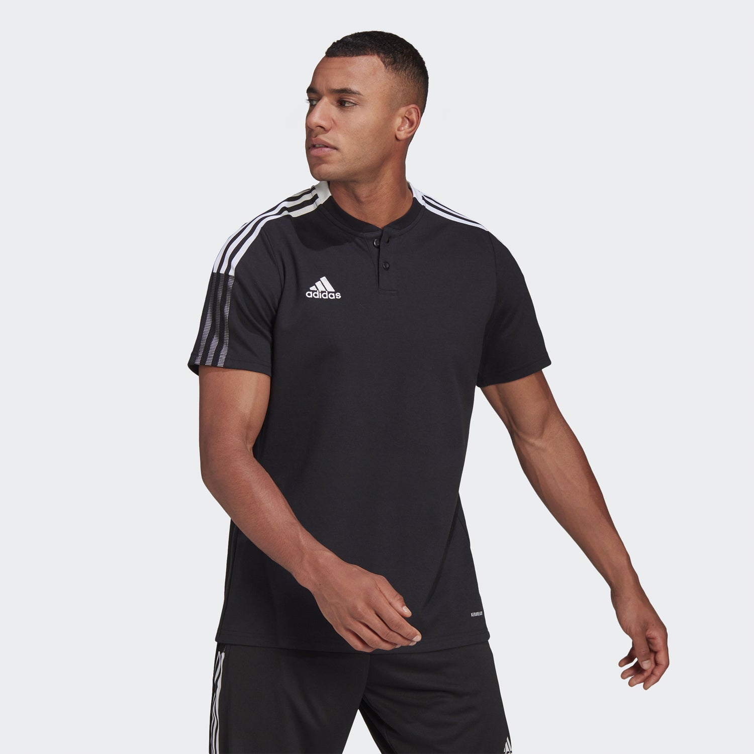 Tiro21 Polo - Black - GM7367-ADIDAS by Adidas | Available at Niky's Sports