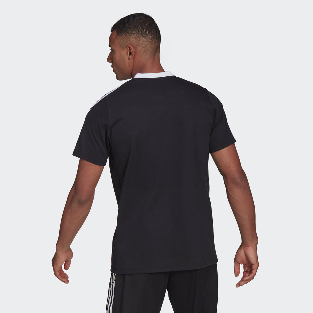 Tiro21 Polo - Black - GM7367-ADIDAS by Adidas | Available at Niky's Sports