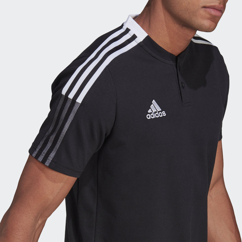 Tiro21 Polo - Black - GM7367-ADIDAS by Adidas | Available at Niky's Sports
