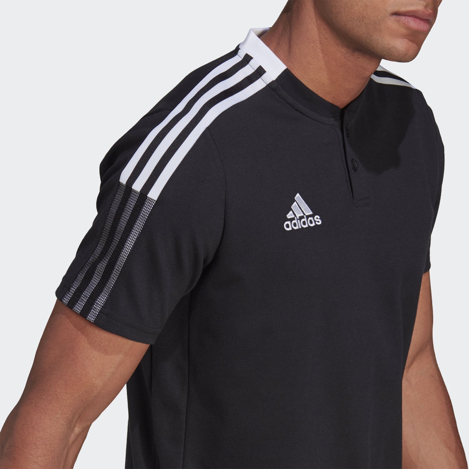 Tiro21 Polo - Black - GM7367-ADIDAS by Adidas | Available at Niky's Sports