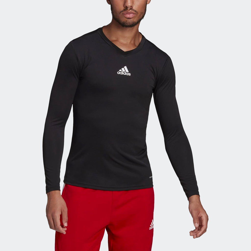 adidas Men's Team Base Long Sleeve Compression Top - GN5677-ADIDAS by Adidas | Available at Niky's Sports
