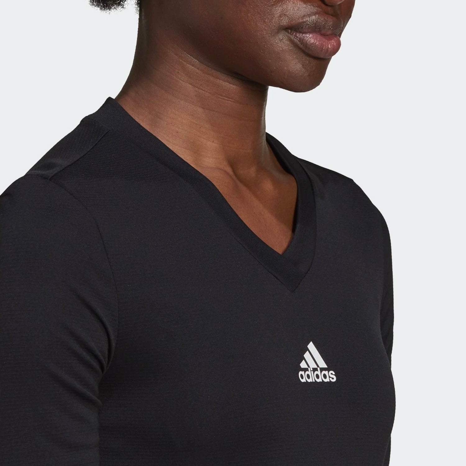 Team Base Long Sleeve Women's Top - GN5718-ADIDAS by Adidas | Available at Niky's Sports