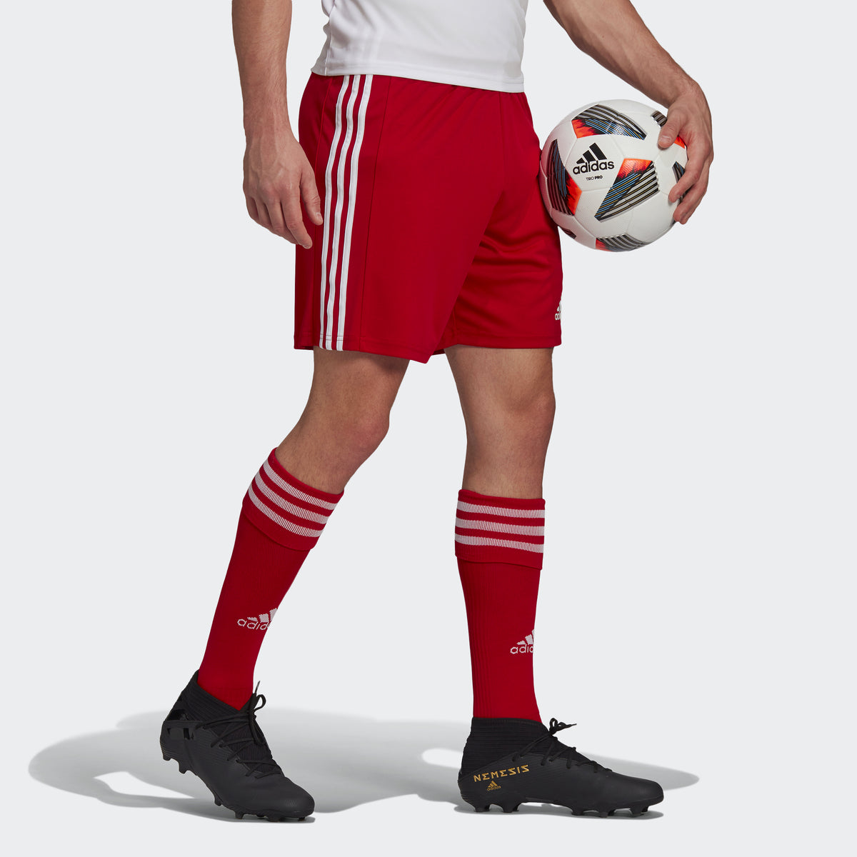 Squadra 21 Shorts - Team Power Red/White - GN5771-ADIDAS by Adidas | Available at Niky's Sports