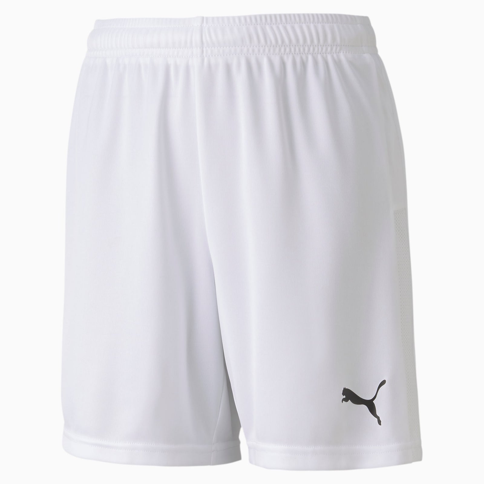 Puma GOAL Kids' Knit Soccer Shorts - White - 704263-02-PUMA by Puma | Available at Niky's Sports