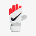 Kid's JR Grip Goalkeeper Gloves - White/Hyper Punch - GS0283-183-NIKE by Nike | Available at Niky's Sports