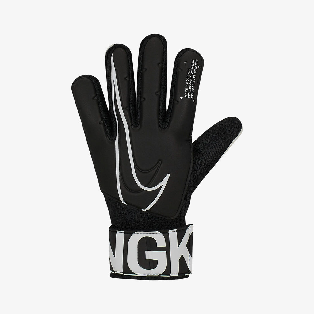 Jr Match Goalkeeper Gloves - GS3883-010-NIKE by Nike | Available at Niky's Sports