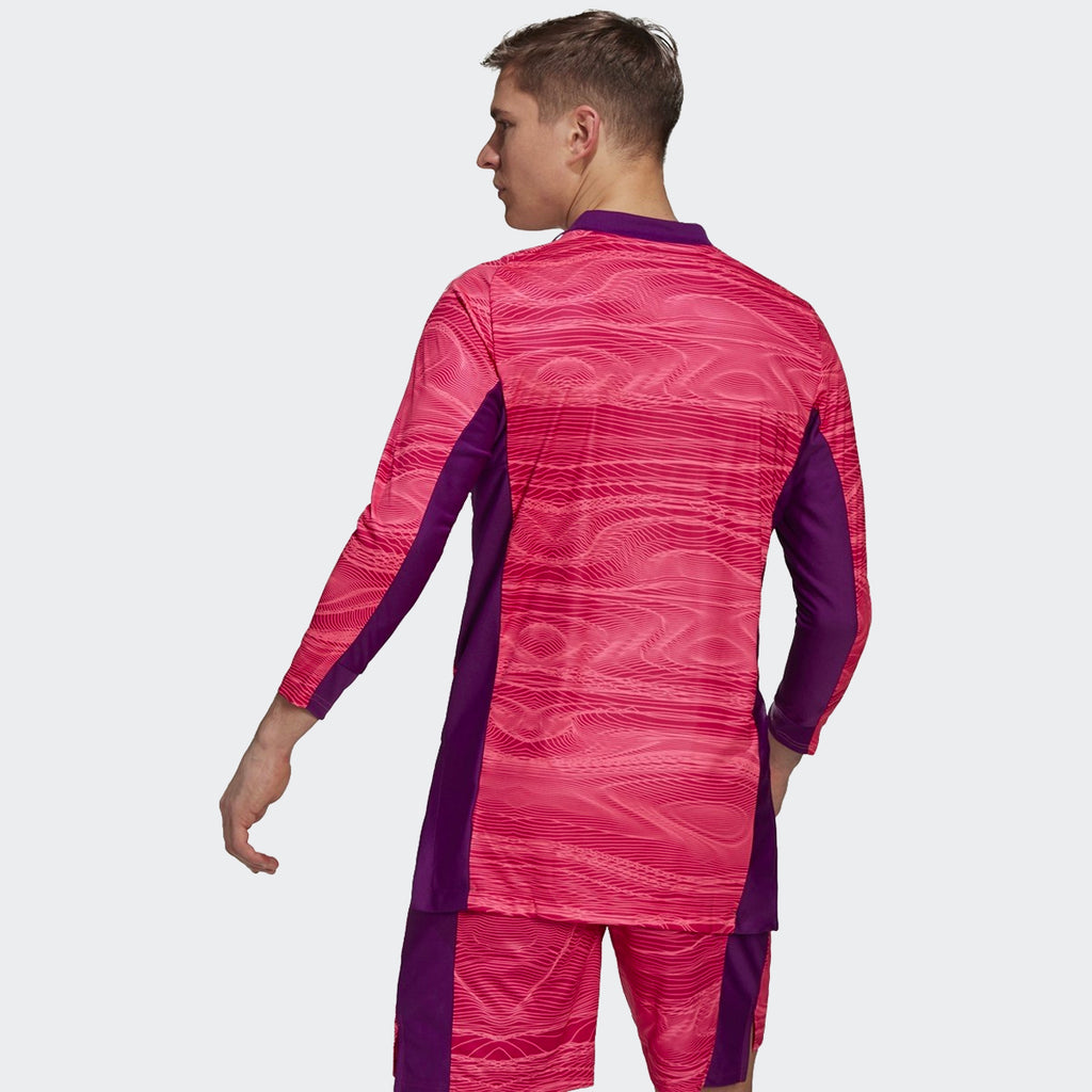 Condivo 21 Goalkeeper L/S Jersey - Solar Pink/Black - GT8420-ADIDAS by Adidas | Available at Niky's Sports