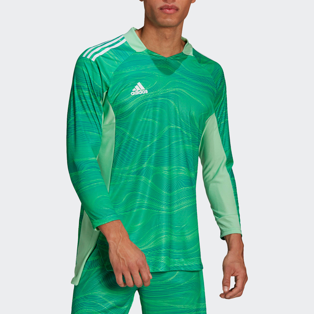 Condivo 21 Goalkeeper Jersey - Semi Solar Lime/Black - GT8421-ADIDAS by Adidas | Available at Niky's Sports