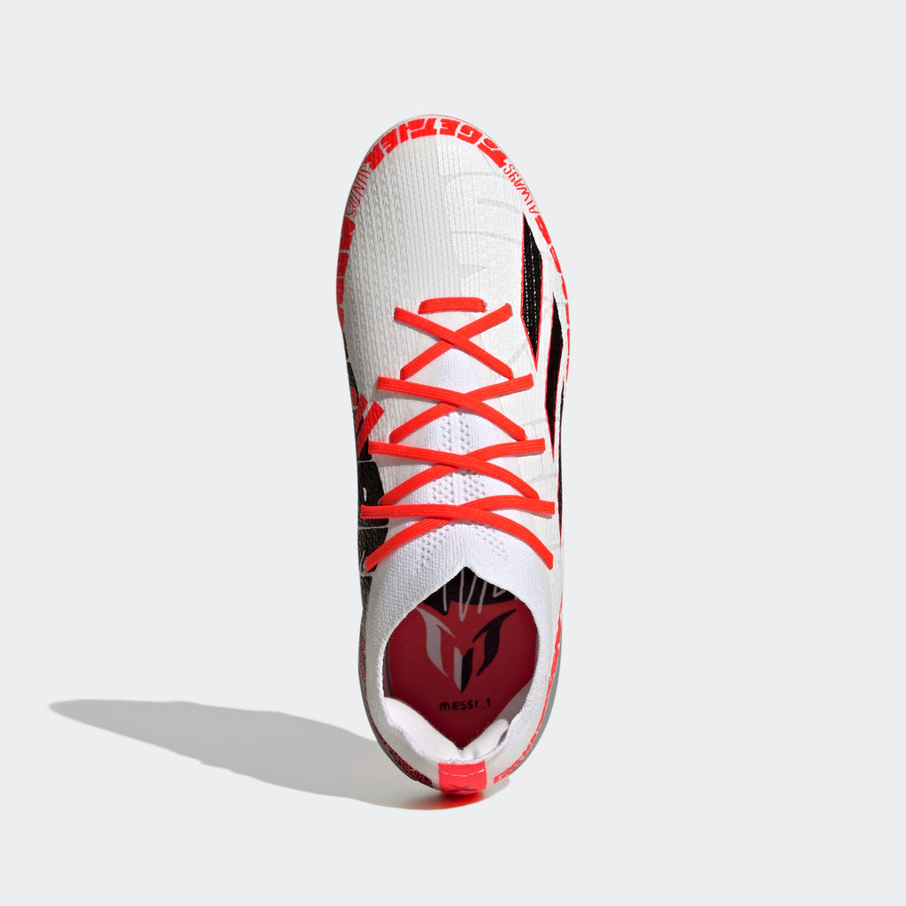 adidas Youth X Speedportal Messi.1 Firm Ground - GW8389-ADIDAS by adidas | Available at Niky's Sports