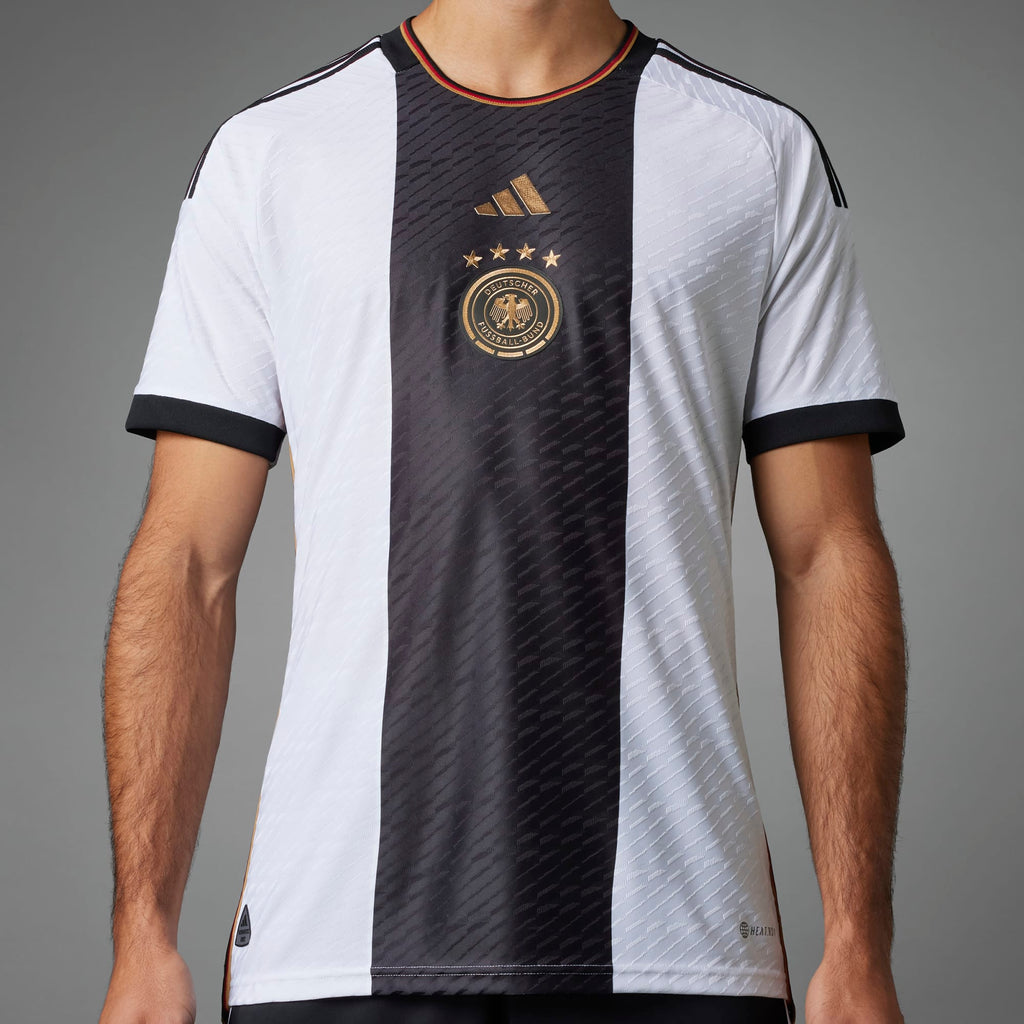 adidas Germany Home Authentic Jersey 2022 World Cup Men's - HF1693-ADIDAS by adidas | Available at Niky's Sports