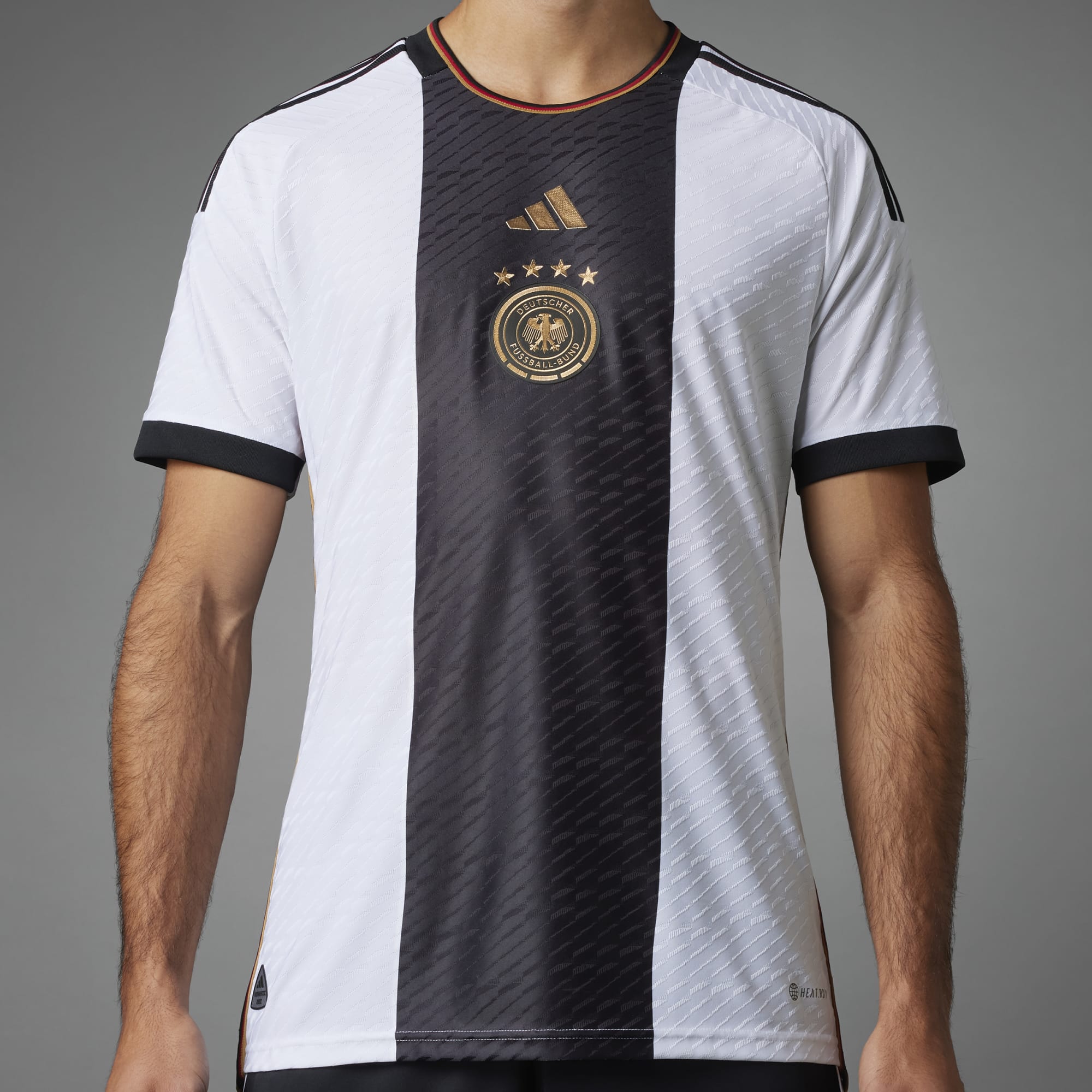 adidas Germany Home Authentic Jersey 2022 World Cup Men's - HF1693-ADIDAS by adidas | Available at Niky's Sports