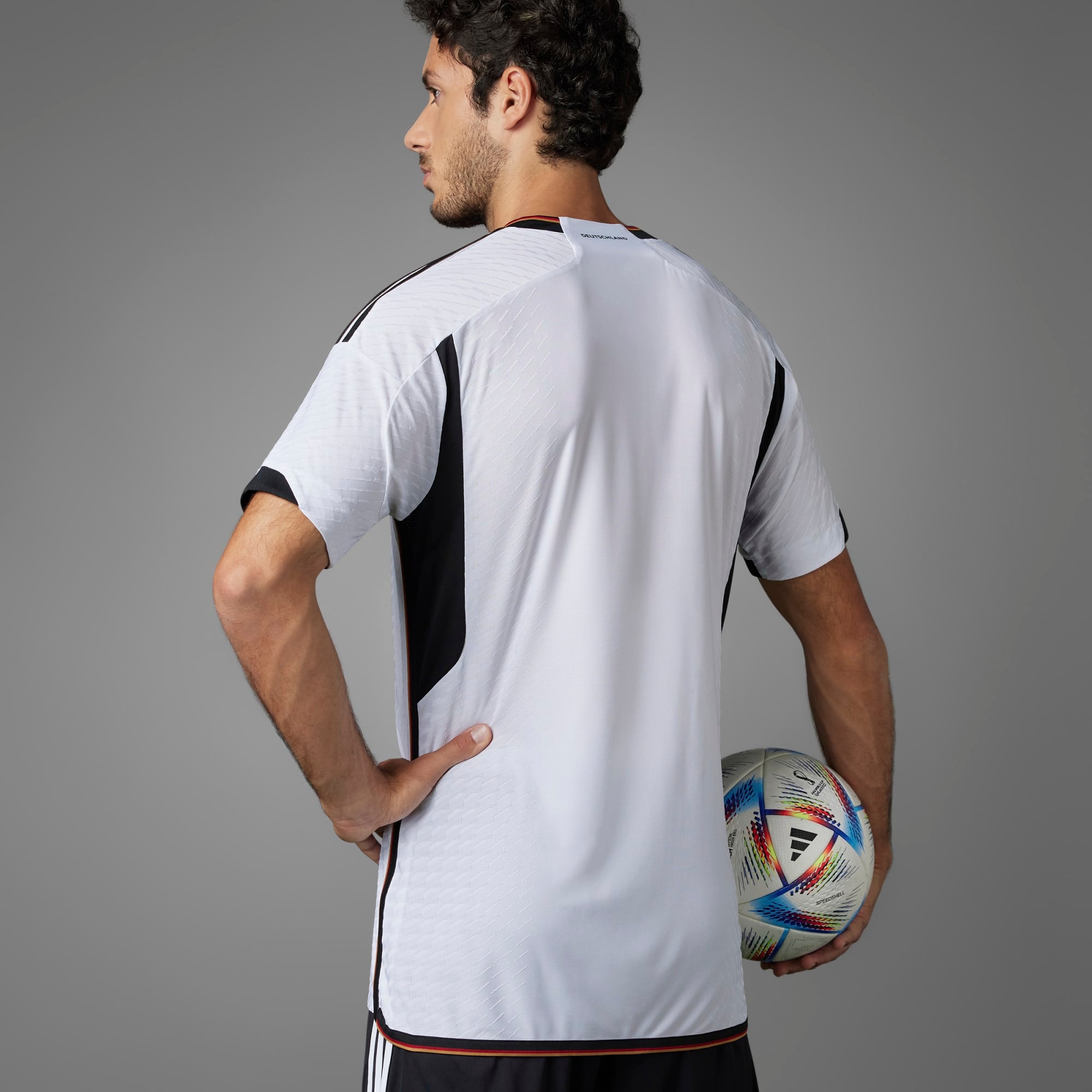 adidas Germany Home Authentic Jersey 2022 World Cup Men's - HF1693-ADIDAS by adidas | Available at Niky's Sports