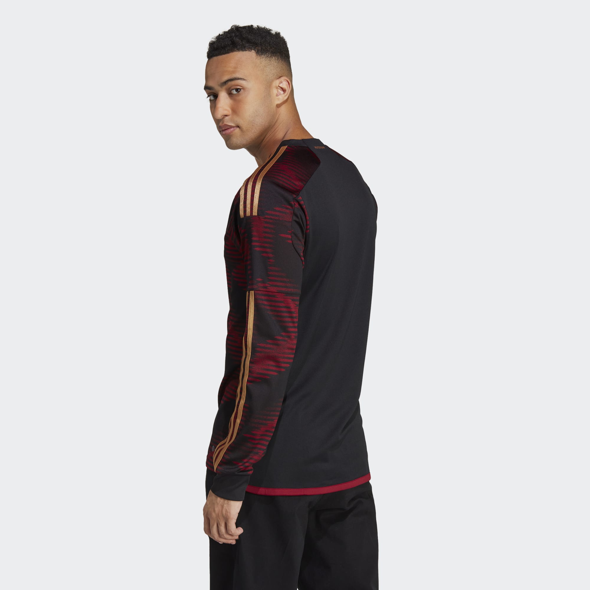 adidas Germany Away Jersey, Extra Large (Red/Black) :