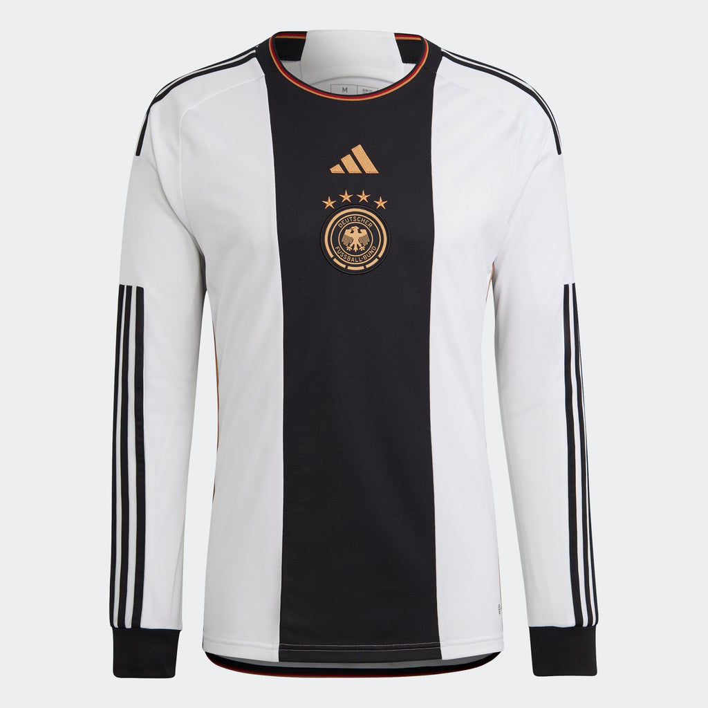 GERMANY 22 MEN'S LONG SLEEVE HOME JERSEY - HF1475-ADIDAS by adidas | Available at Niky's Sports