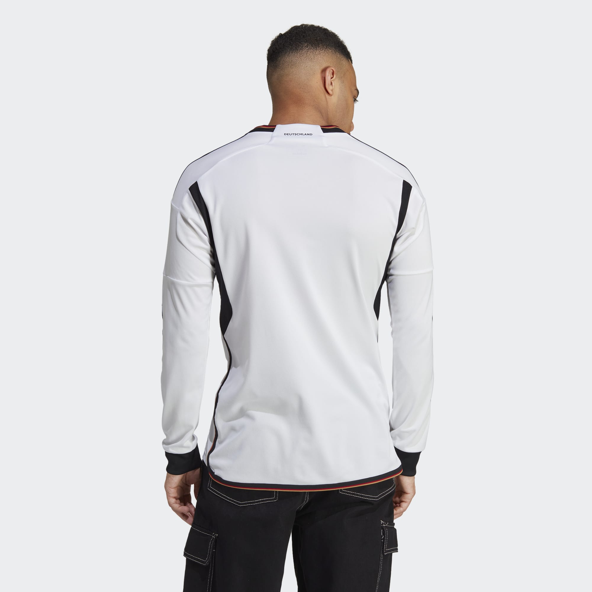 GERMANY 22 MEN'S LONG SLEEVE HOME JERSEY - HF1475-ADIDAS by adidas | Available at Niky's Sports