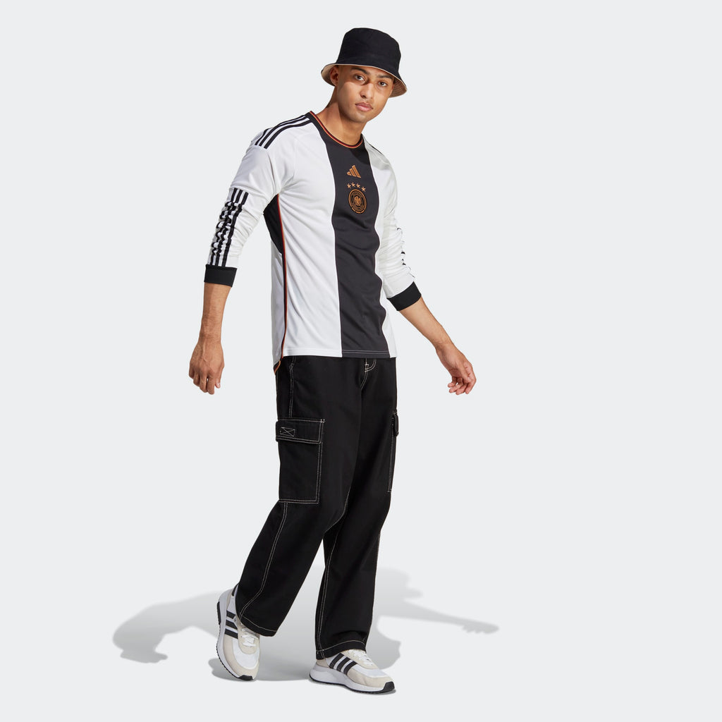 GERMANY 22 MEN'S LONG SLEEVE HOME JERSEY - HF1475-ADIDAS by adidas | Available at Niky's Sports