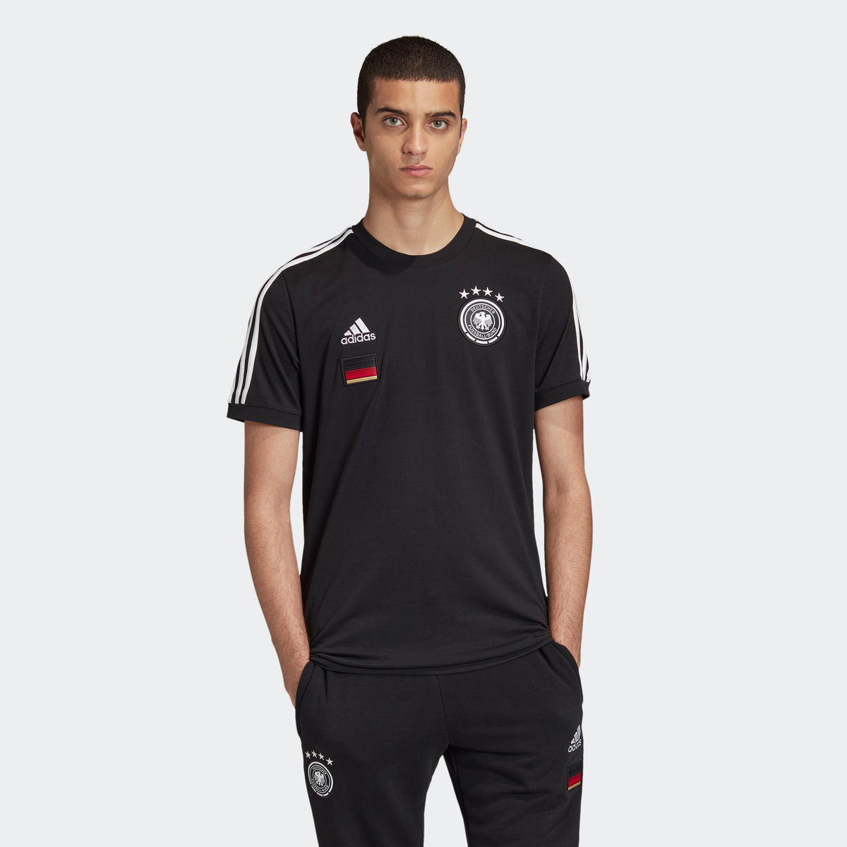 Germany 3-Stripes T-Shirt - Black