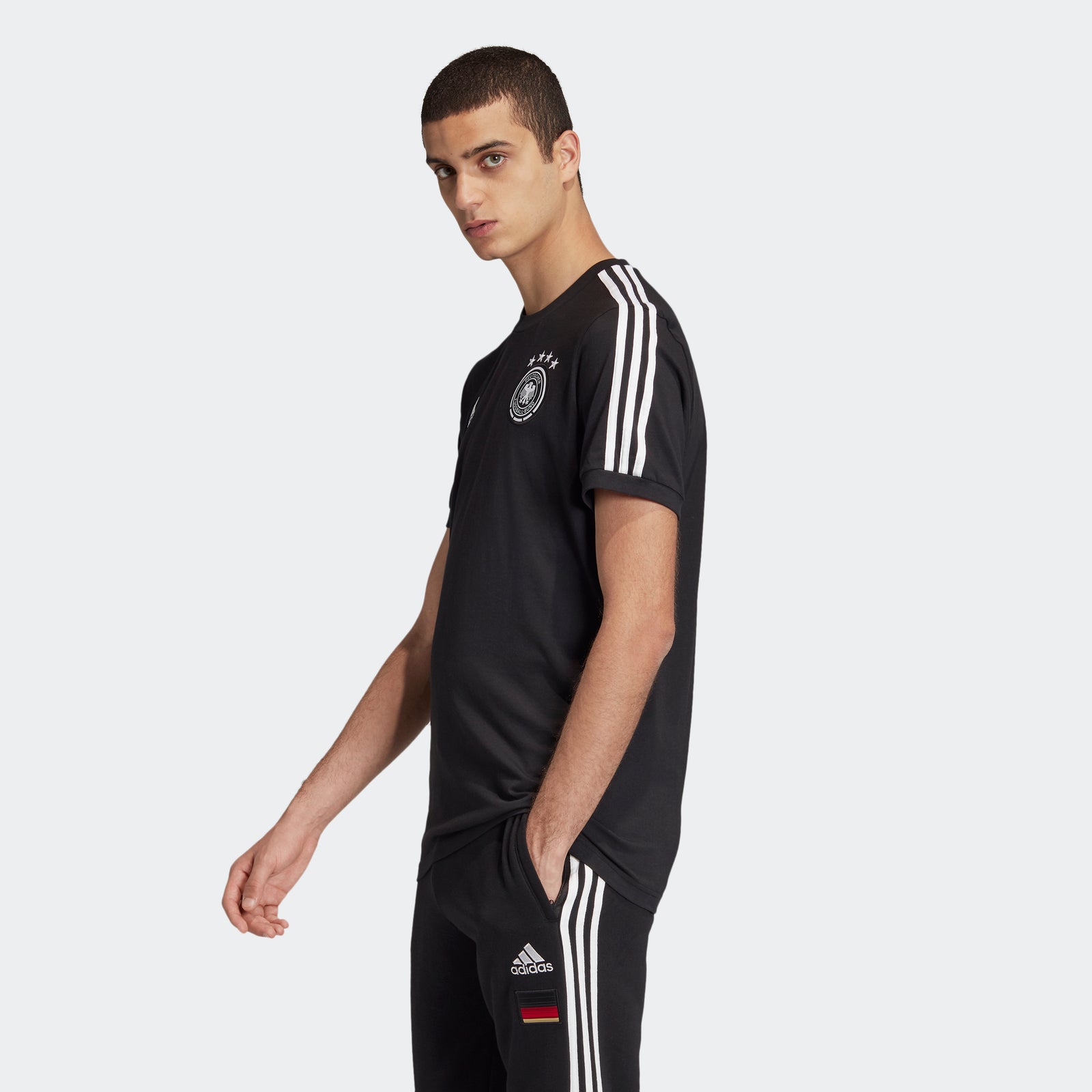 Germany 3-Stripes T-Shirt - Black