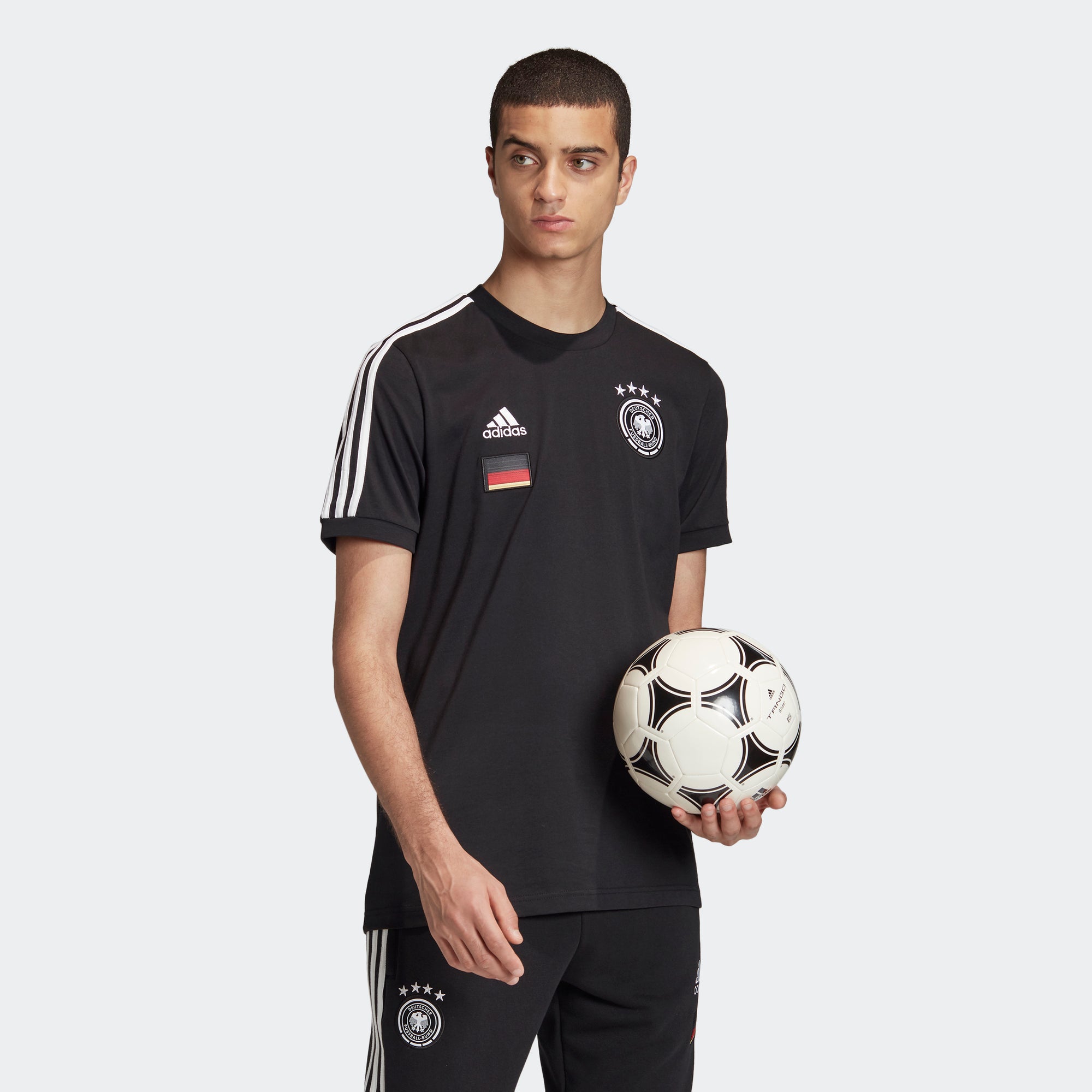 Germany 3-Stripes T-Shirt - Black